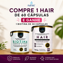 Nutres Hair - 60 cápsulas + Biotina - 30 cápsulas